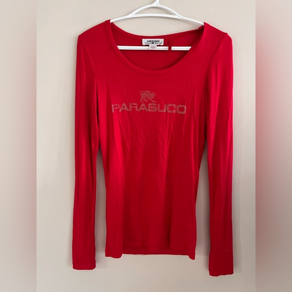 XS parasuco long sleeve red shirt - Picture 1 of 3